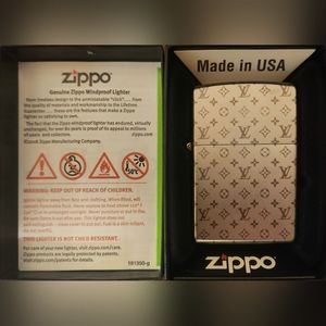 Custom Engraved-LV- Zippo- New